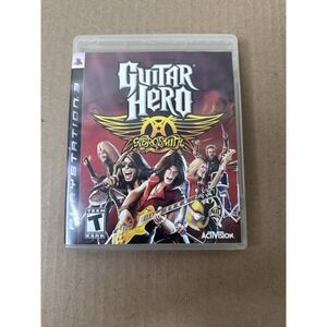 Guitar Hero Aerosmith Sony PS3 PlayStation 3 CIB with Manual Music Game